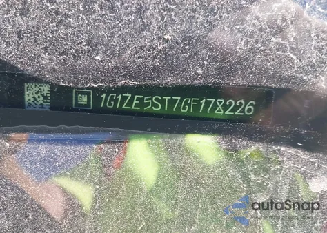 2016 Chevrolet Malibu 1Lt из США, поврежденный, VIN 1G1ZE5ST7GF178226